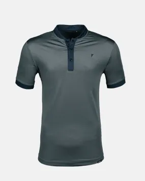Two Tone Navy/Gray Blade Polo,Men Top