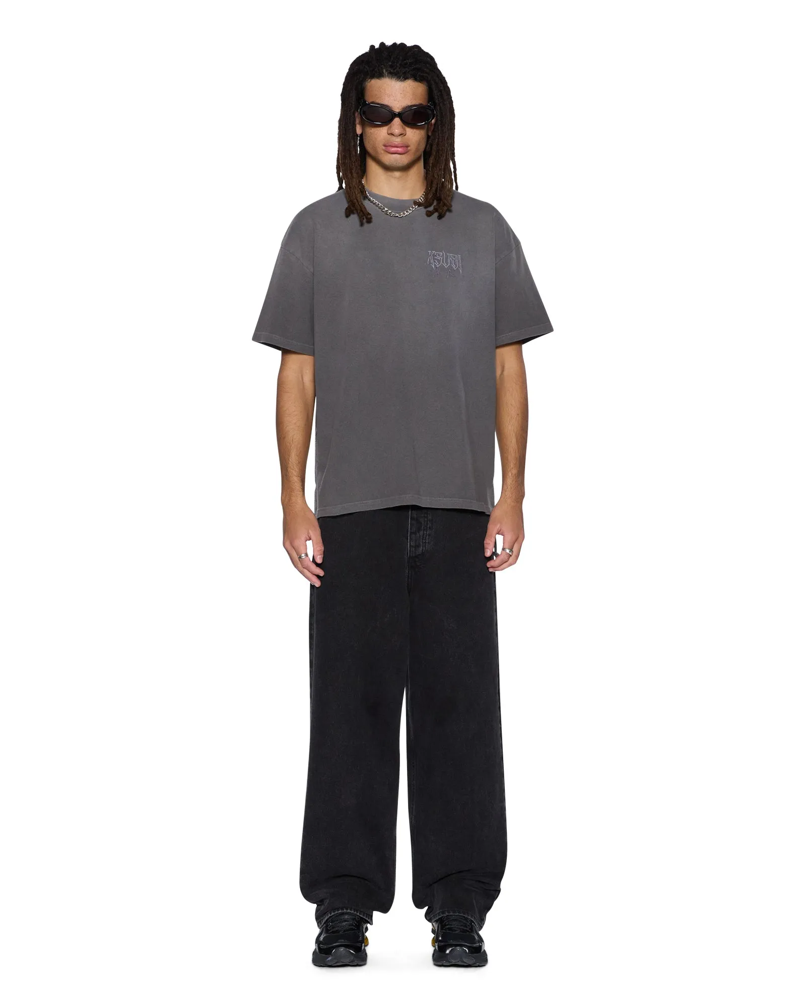 UTOPIA ANGEL EKCESS? SS TEE CHARCOAL