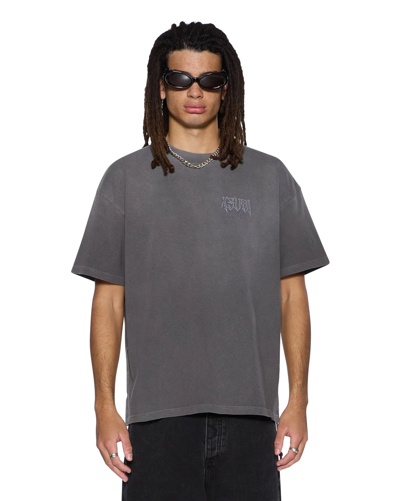 UTOPIA ANGEL EKCESS? SS TEE CHARCOAL
