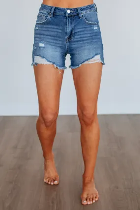 Venice Risen Shorts - Dark Wash