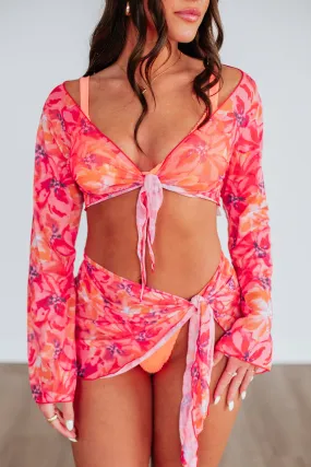 Vibrant Getaway Two-Piece Coverup Set