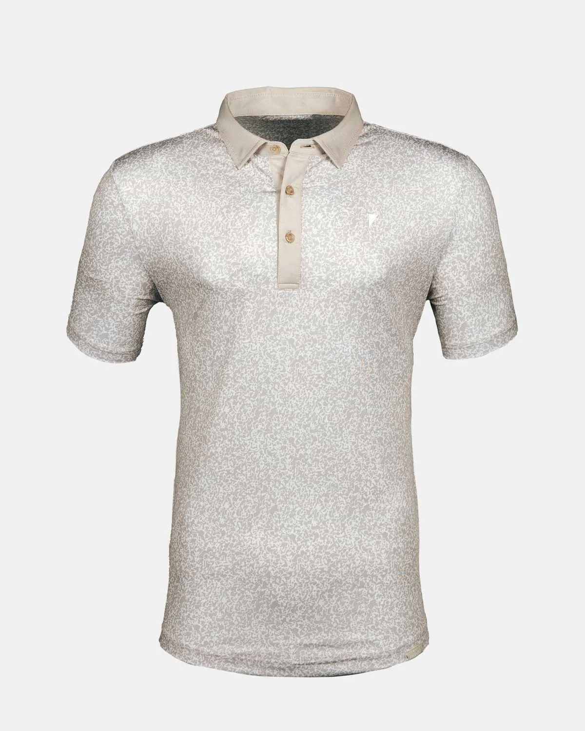 Warm Gray Sandstone Classic Polo,Men Top
