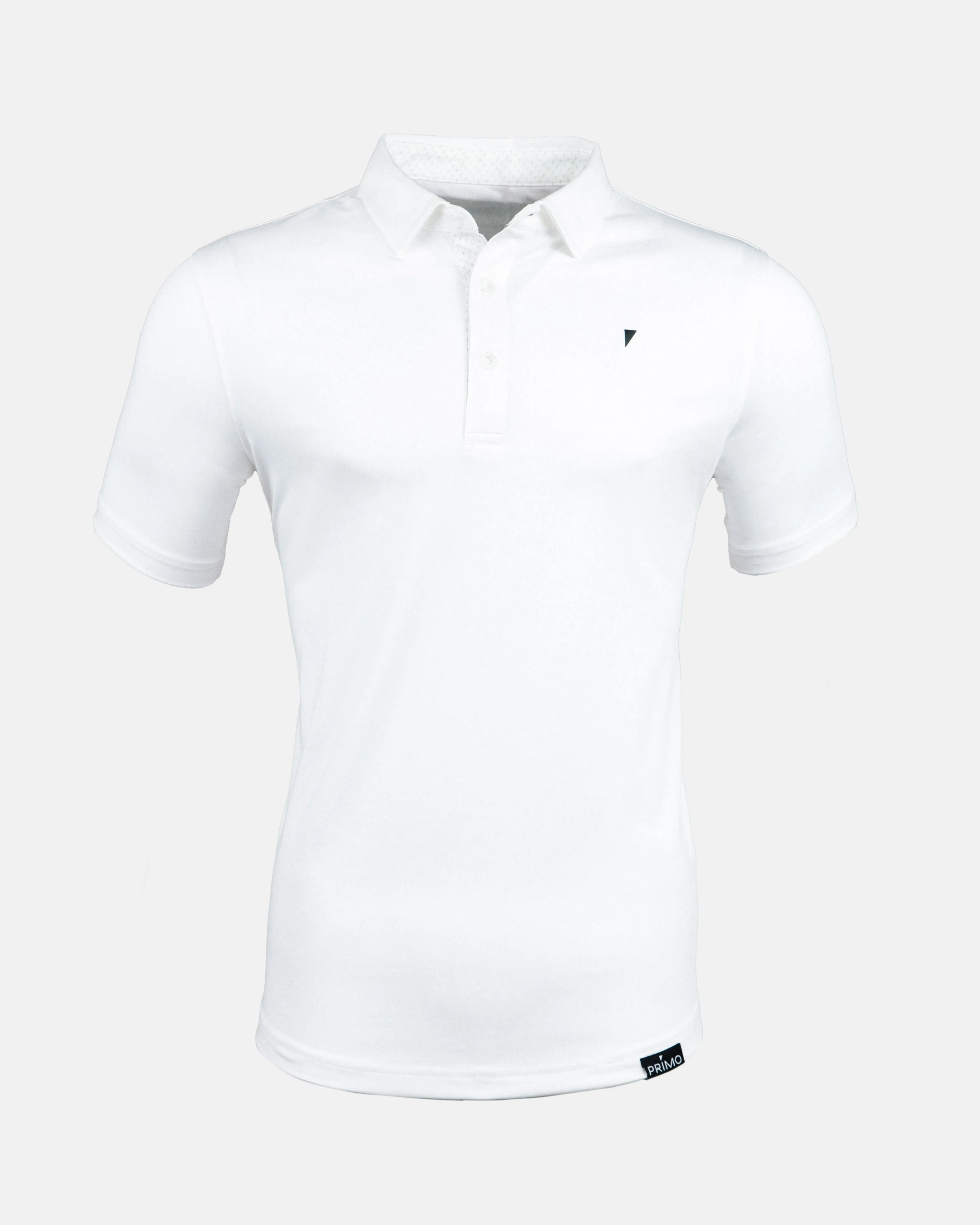 White Classic Polo,Men Top
