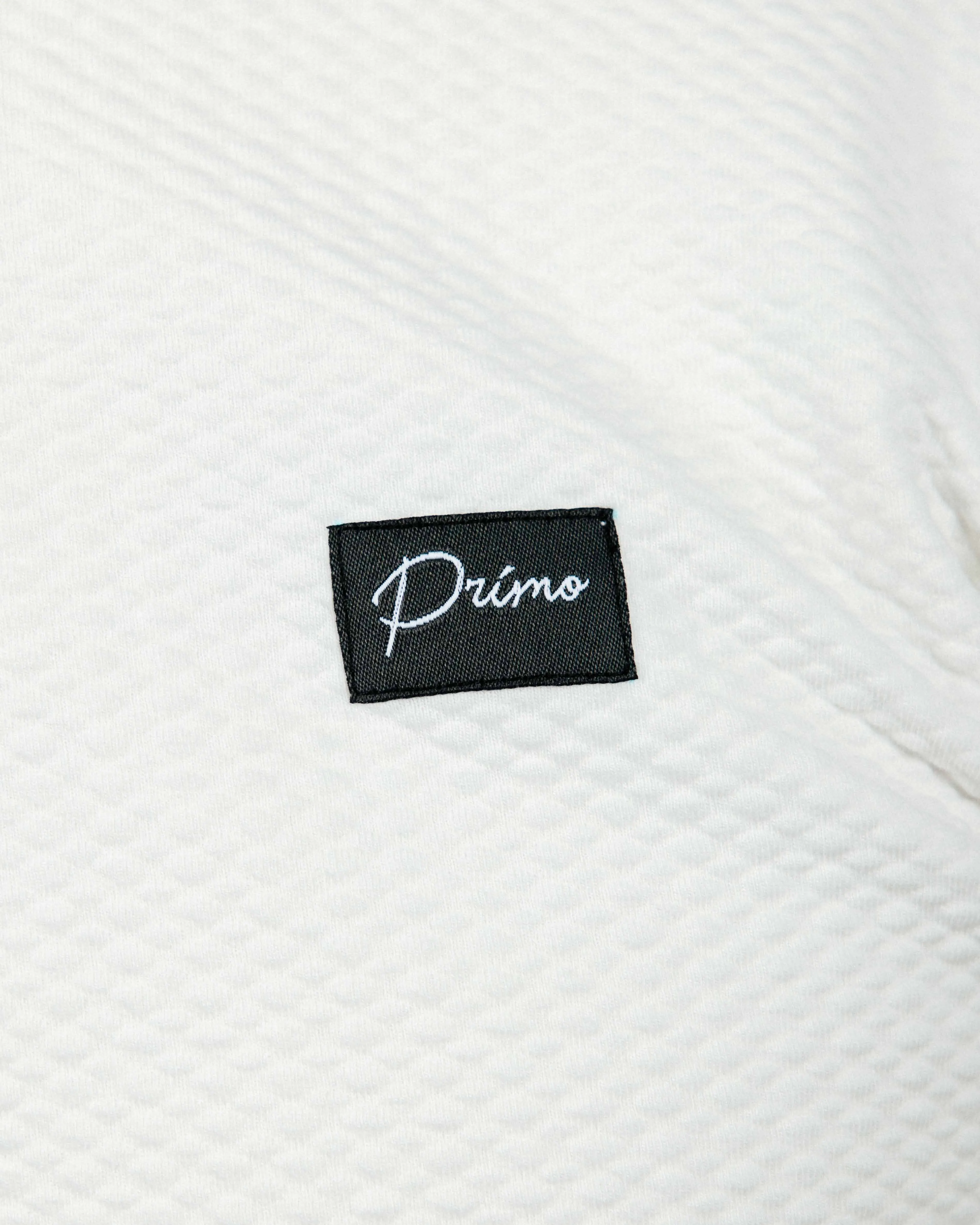 White GH Waffle Hoodie,Men Top