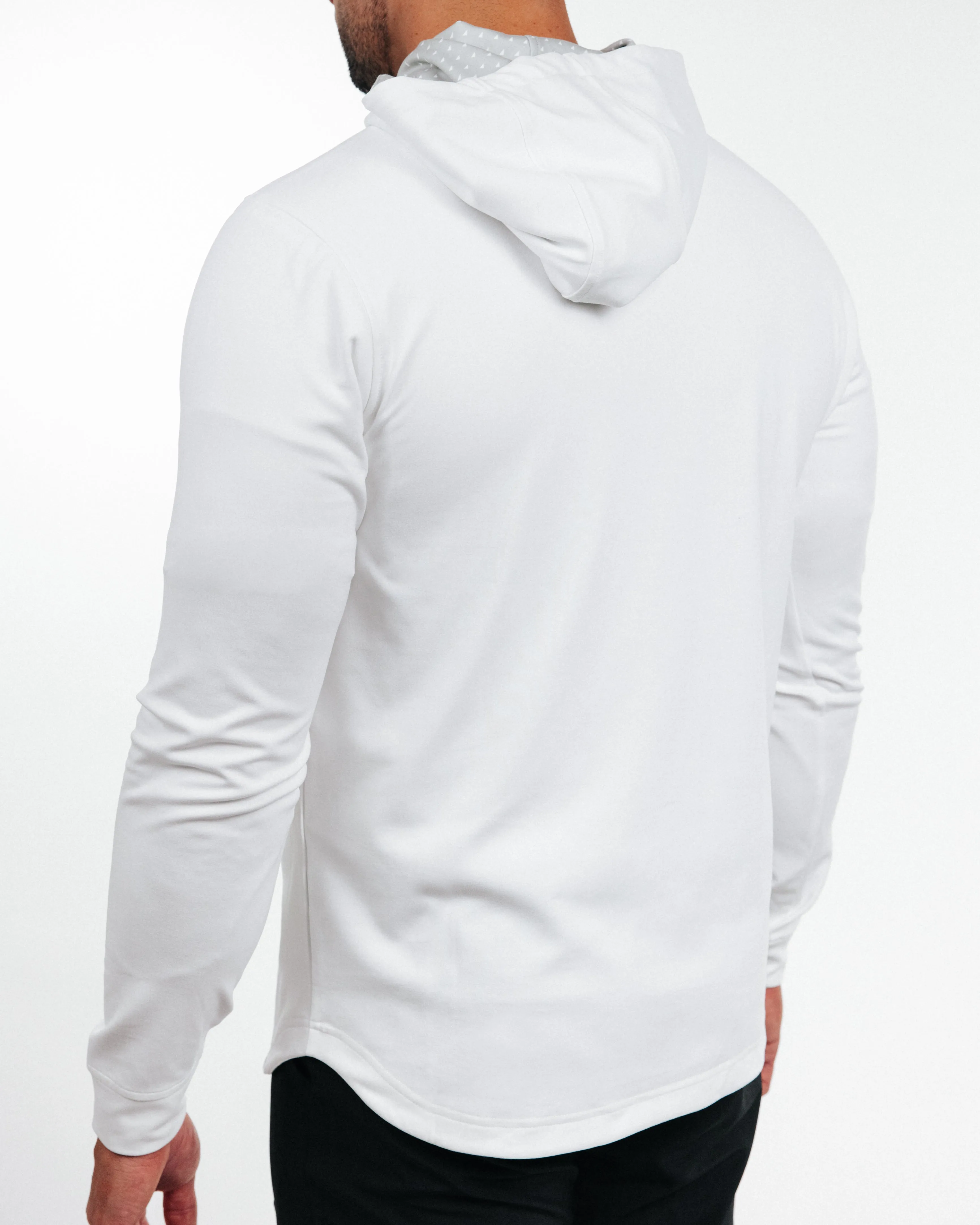 White HyFlyers Golf Hoodie,Men Top