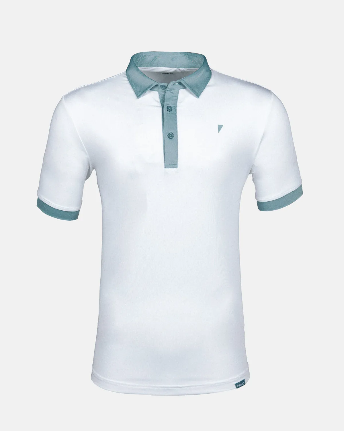 White/Storm Blue Two Tone Classic Polo,Men Top