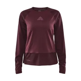 Women's Craft ADV Trail Wool Wind LS Tee,Sale