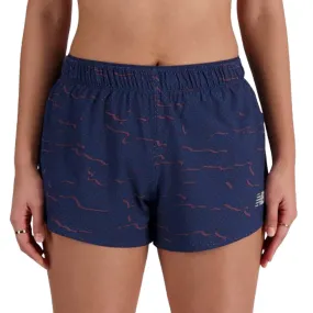Women's New Balance RC Seamless Printed Short 3 Inch,Sale