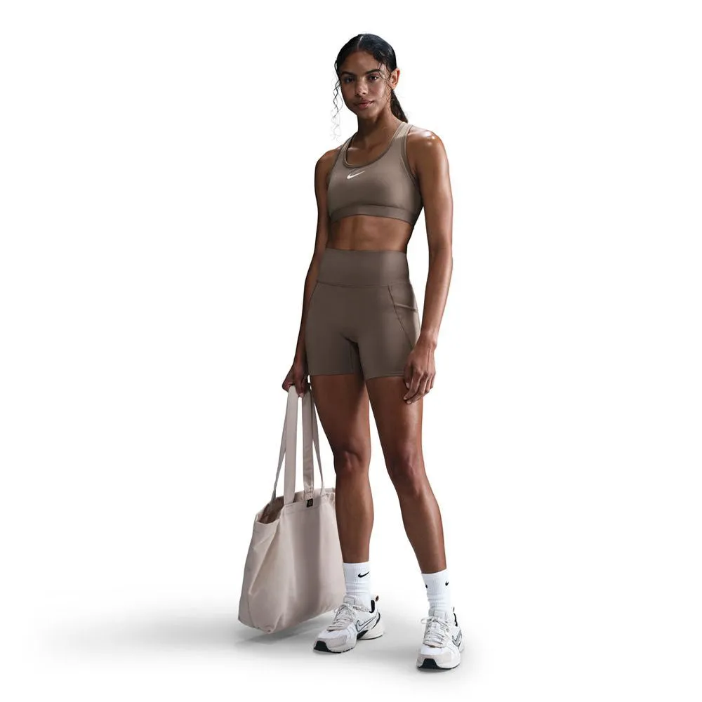 Women's Nike Universa Medium-Support High-Waisted 5" Biker Shorts with Pockets,Sale